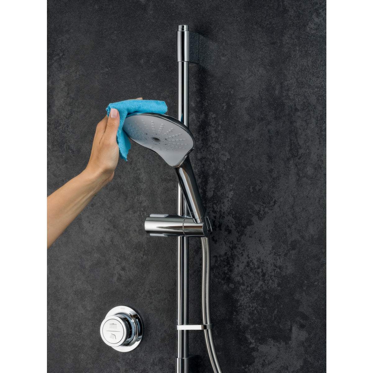 Mira Mode Digital Shower Rear Fed Combi Dual Outlet Shower 1.1980.005.