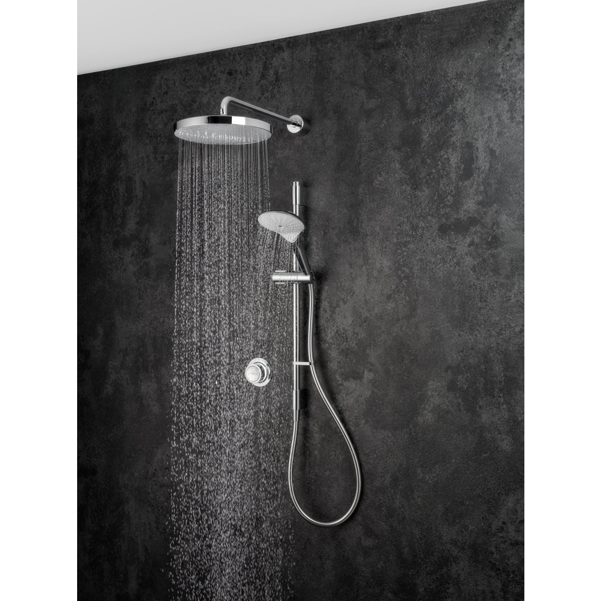 Mira Mode Dual Rear Fed Pumped Shower 1.1980.006