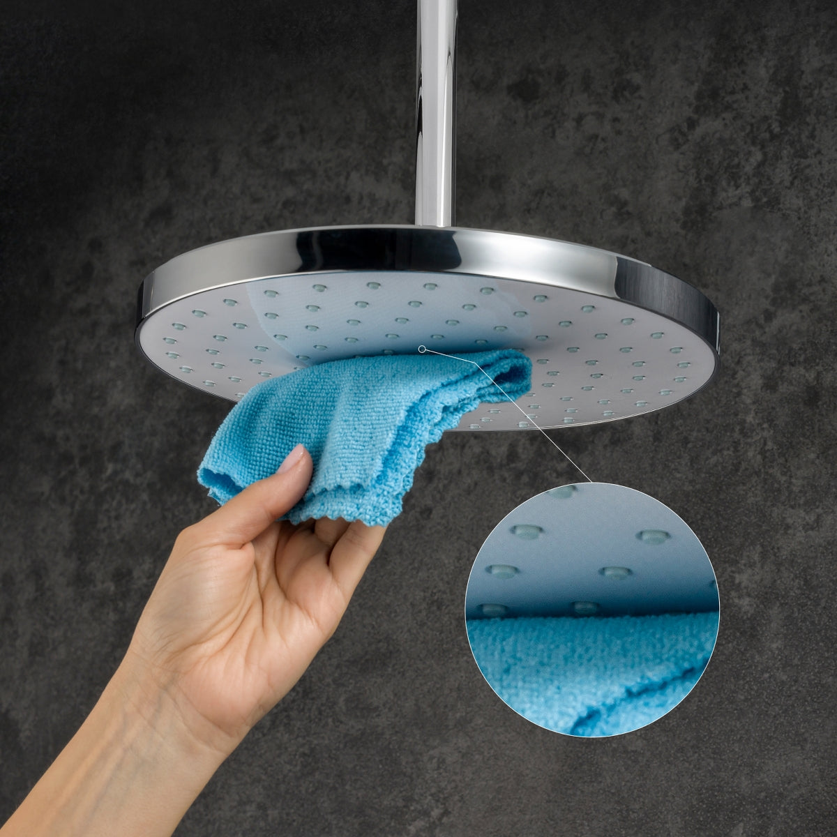 Mira Mode Ceiling Fed Dual Shower 1.1980.008