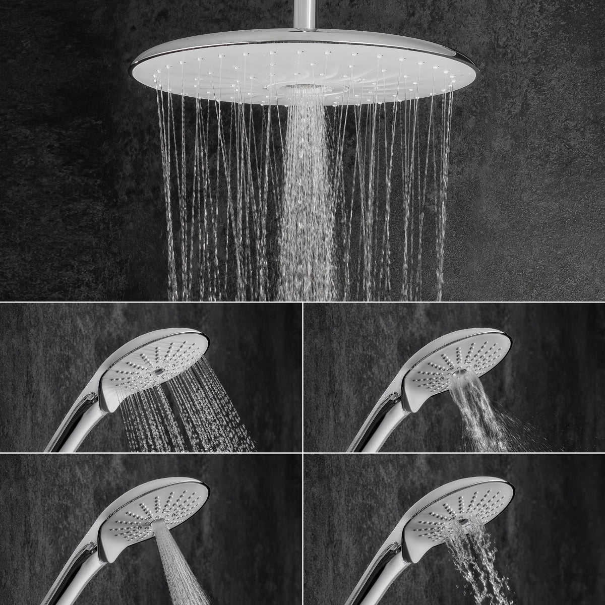 Mira Mode Maxim High Pressure Ceiling Fed Shower 1.1980.015