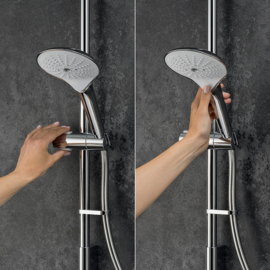 Mira Mode Digital Shower Ceiling Fed High Pressure Single Outlet 1.1980.003.
