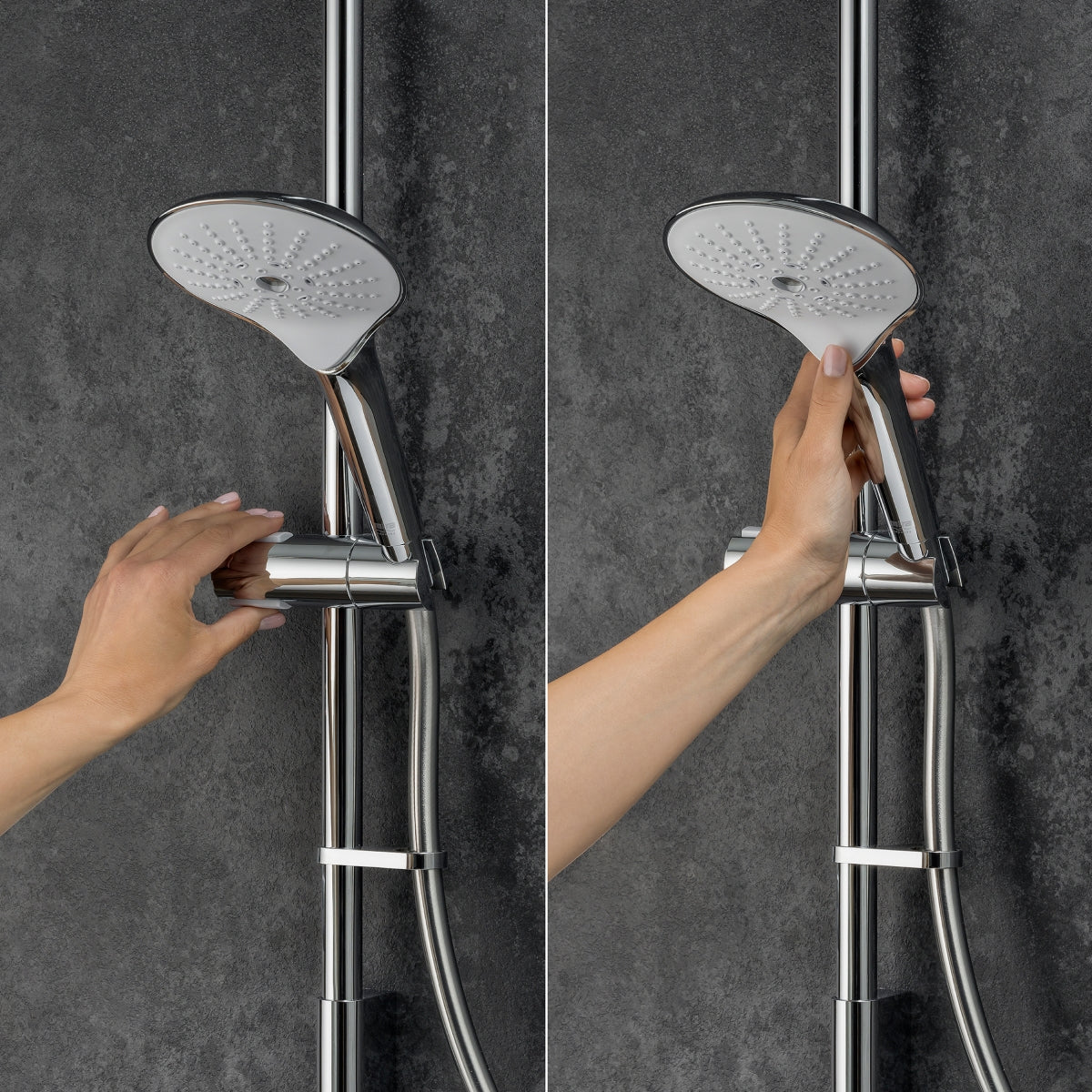 Mira Mode Digital Shower Ceiling Fed High Pressure Single Outlet 1.1980.003.