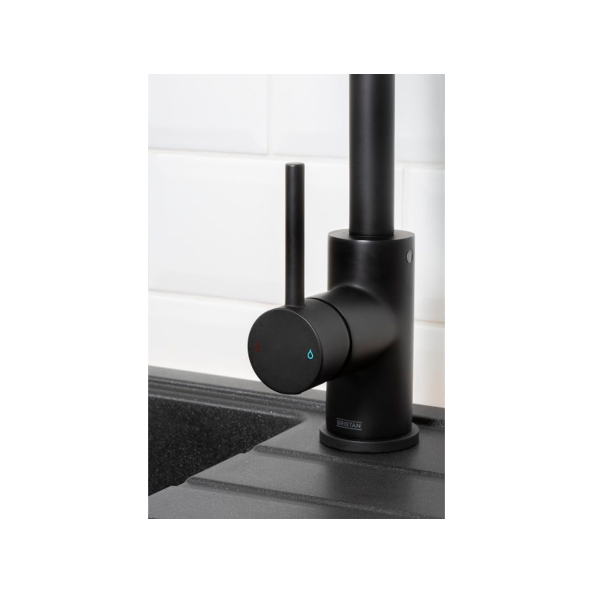 Bristan Lemon Easyfit Monobloc Sink Mixer Black LMN EFSNK BLK