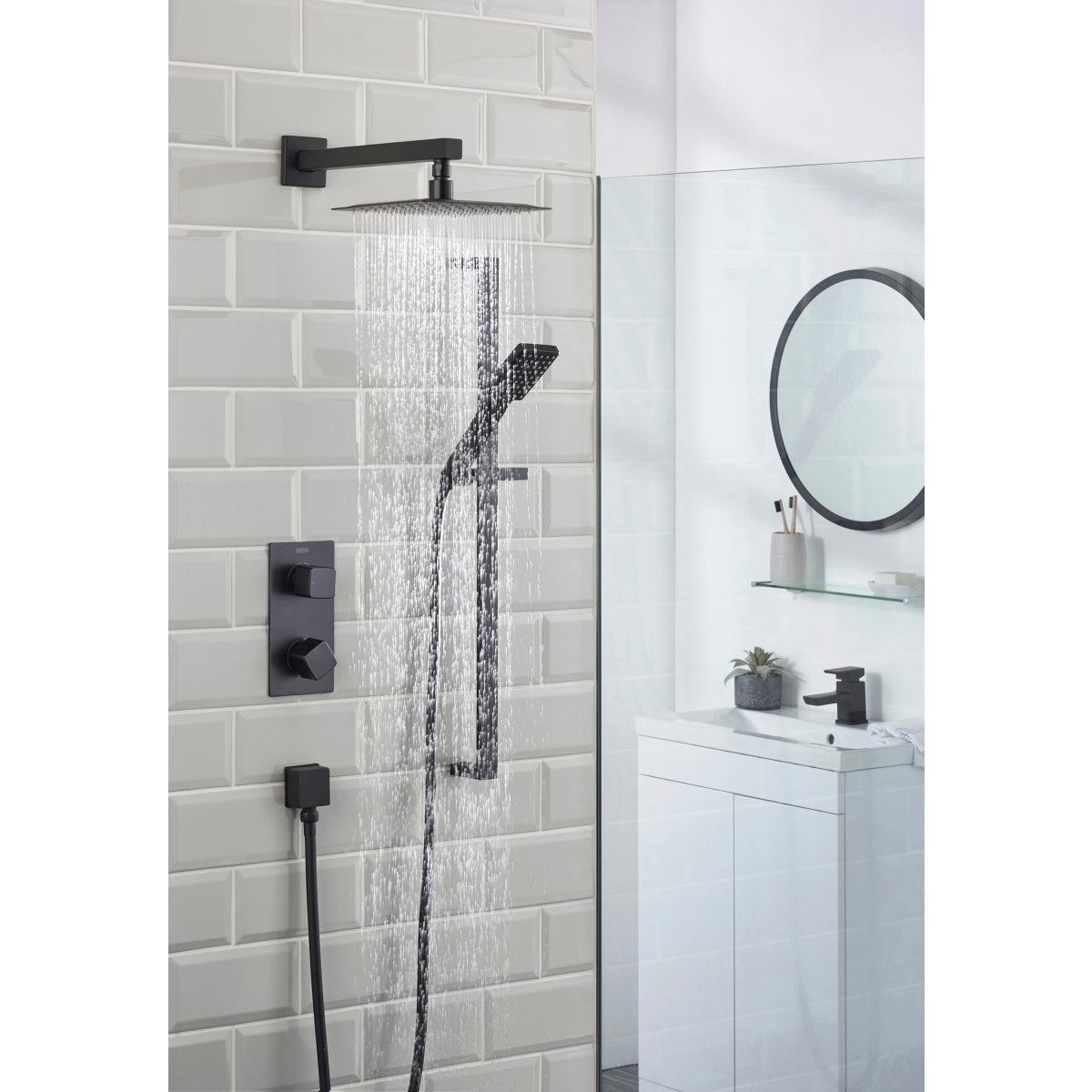Bristan Black Cobalt Shower Pack COBALT BLK SHWR PK