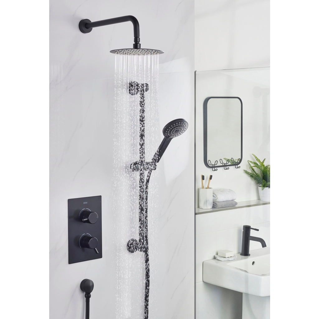 Bristan Black Prism Shower Pack PRISM BLK SHWR PK