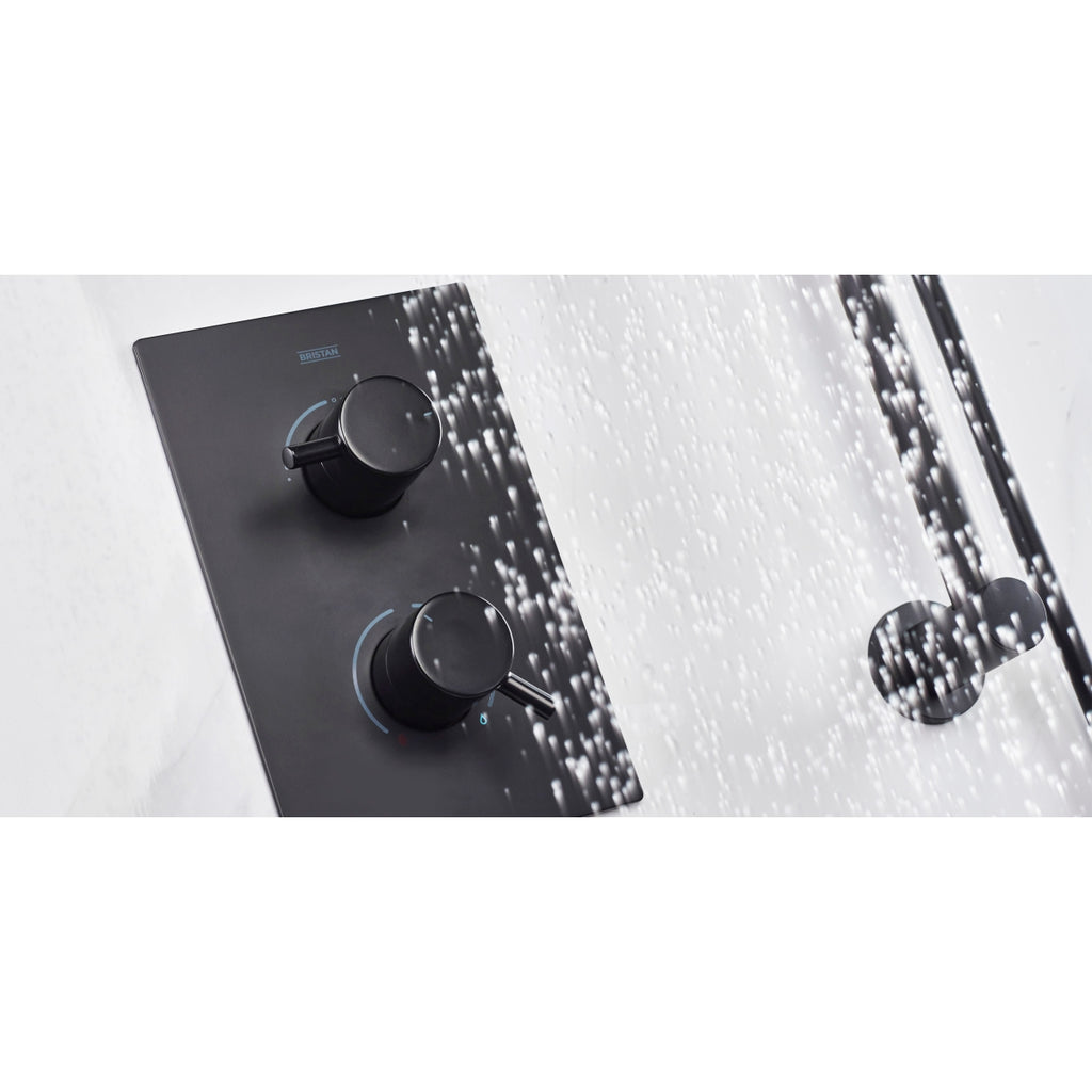 Bristan Black Prism Shower Pack PRISM BLK SHWR PK
