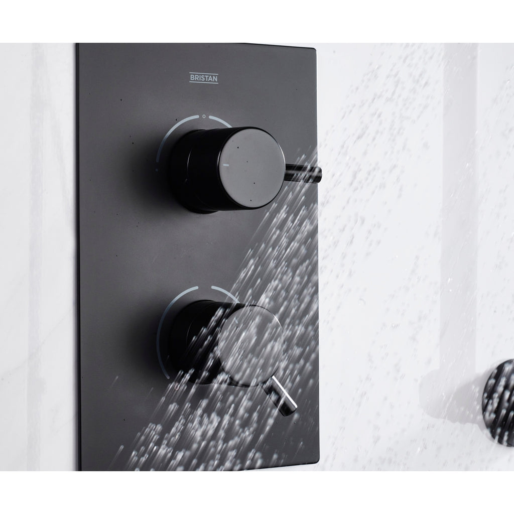 Bristan Black Prism Shower Pack PRISM BLK SHWR PK