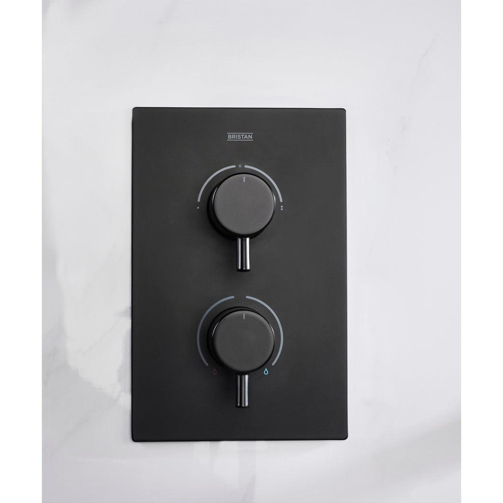 Bristan Black Prism Shower Pack PRISM BLK SHWR PK