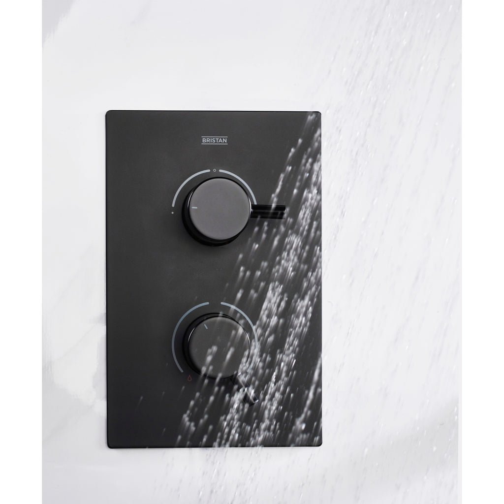 Bristan Black Prism Shower Pack PRISM BLK SHWR PK