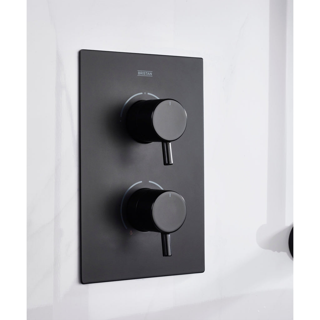 Bristan Black Prism Shower Pack PRISM BLK SHWR PK
