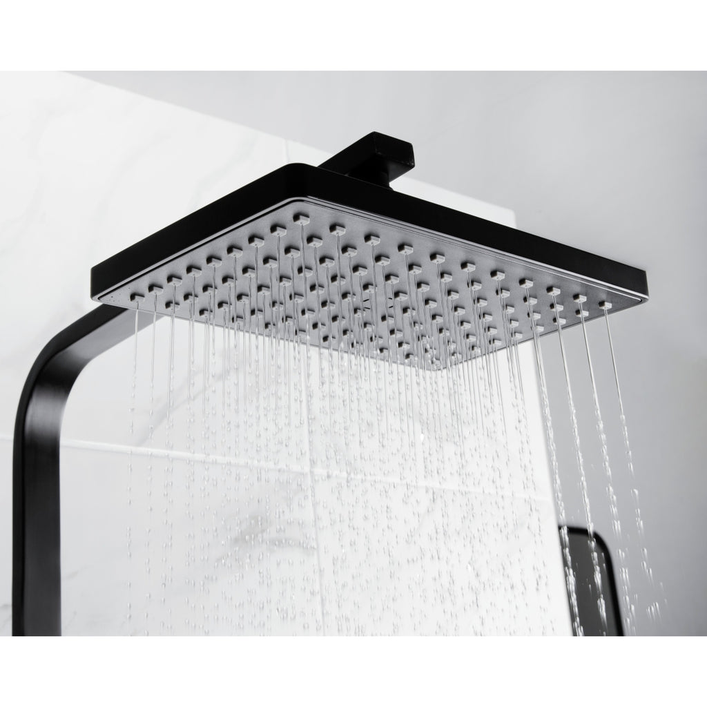 Bristan Craze Dual Outlet Thermostatic Bar Shower Mixer Black CRZ SHXDIVCTFF BLK.