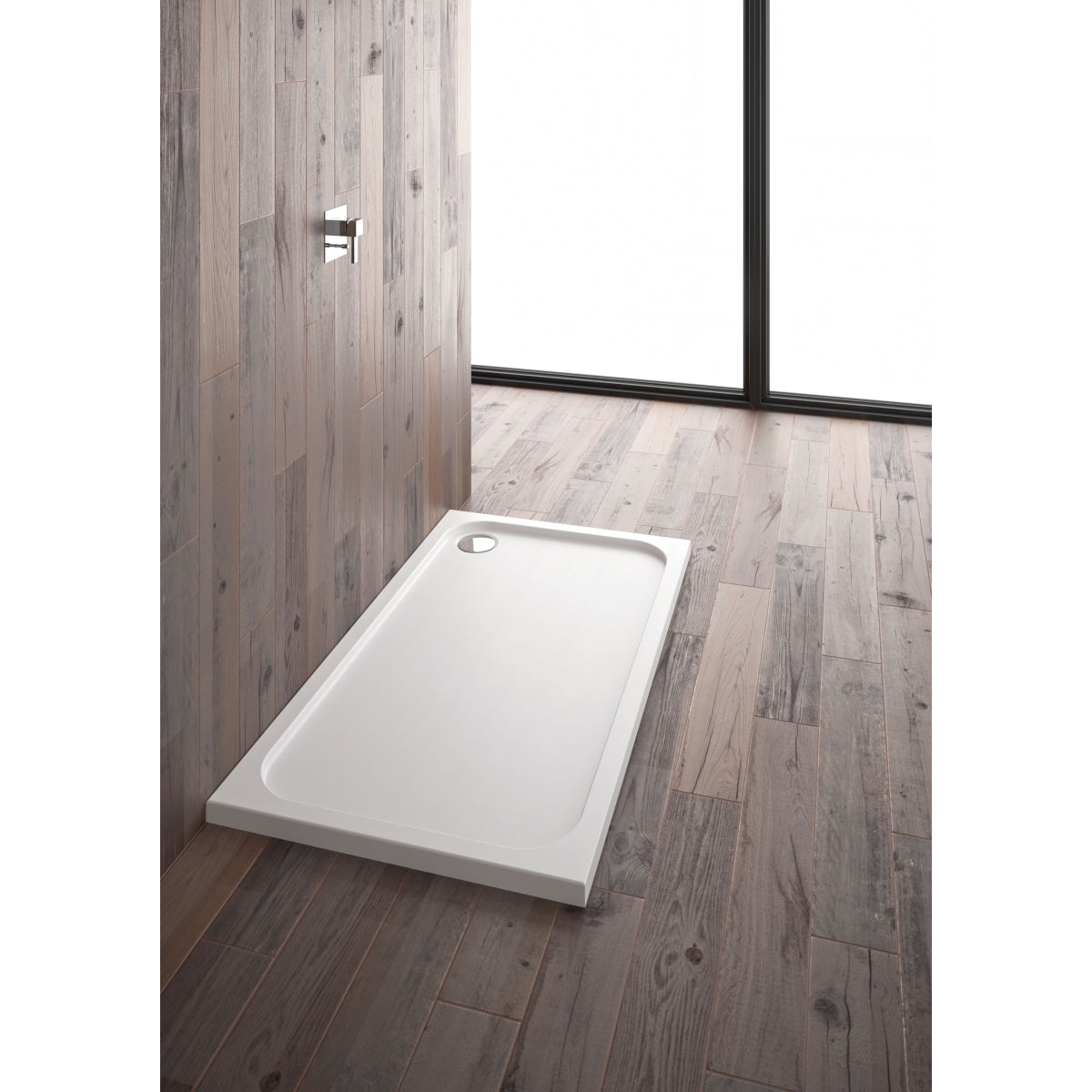 Merlyn Touchstone Anti Slip 1200 X 800 Quadrant Left Hand Excluding Waste