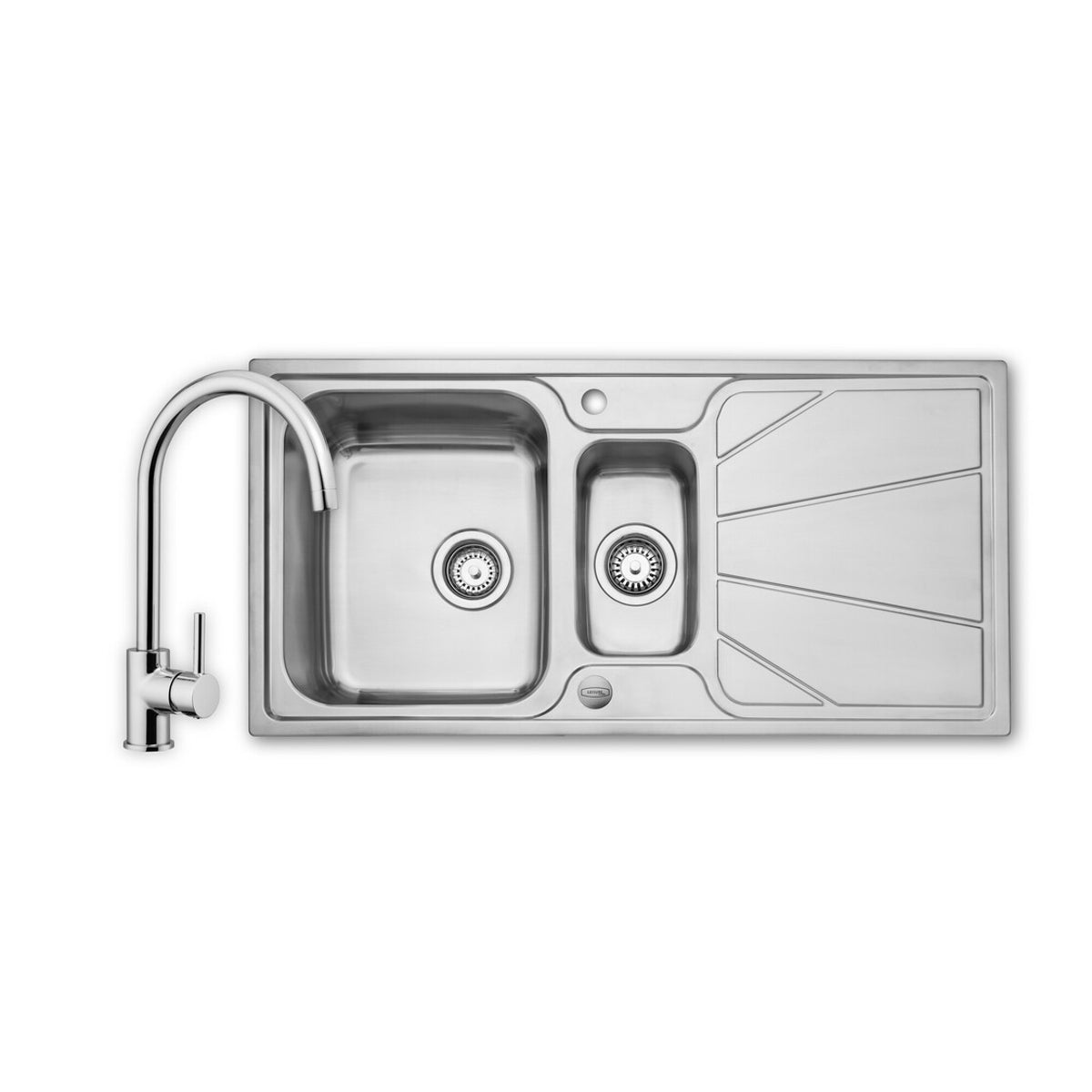 Leisure Nimbus 1000*500mm 1.5 Bowl Sink Polished Stainless Steel NIM1052/.