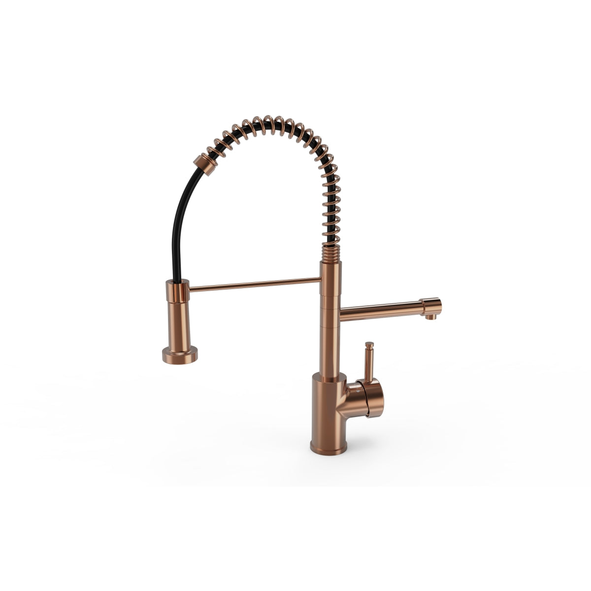 Ceki Multiuse 3 In1 Hot Water Kitchen Tap With Handset Brushed Copper Finish