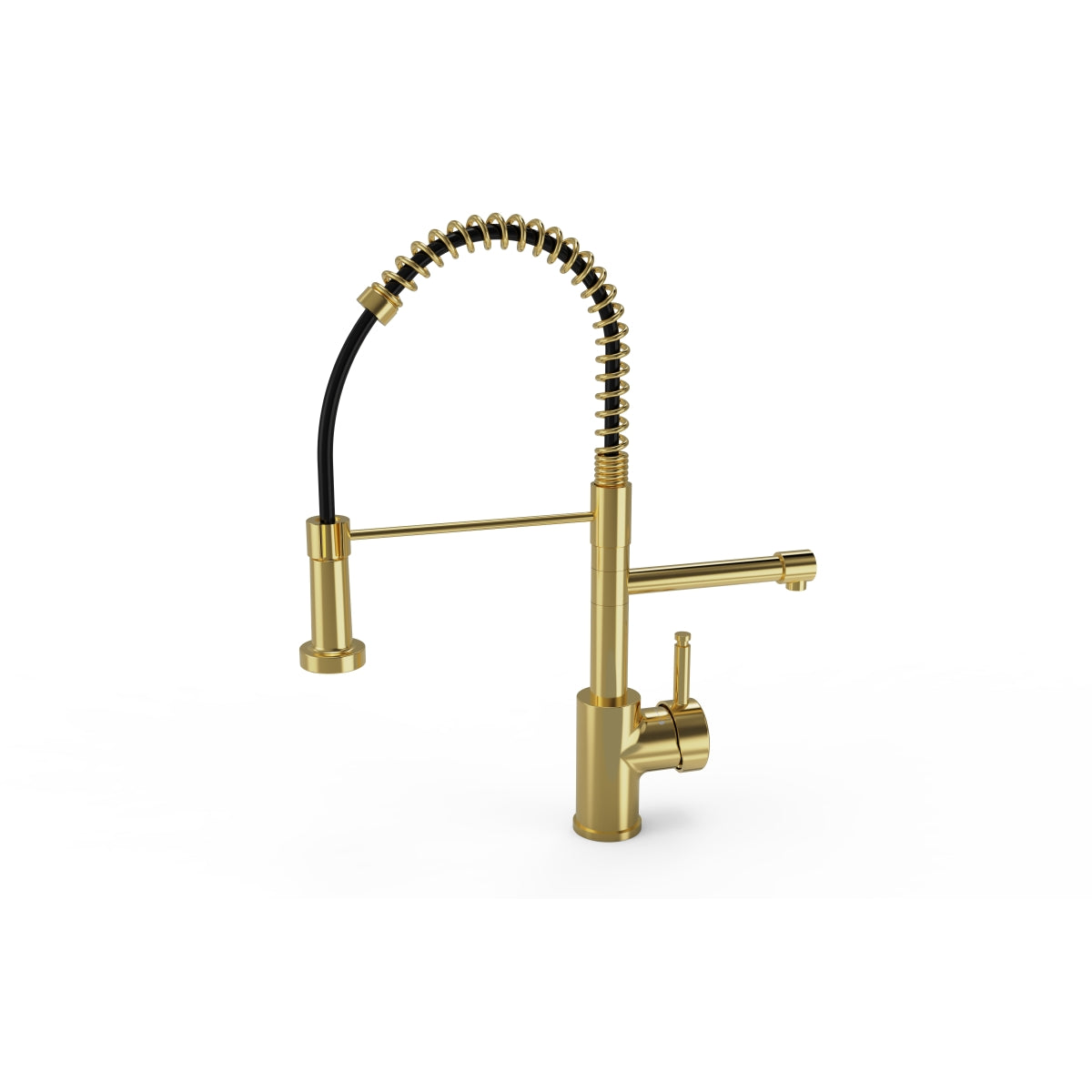 Ceki Multiuse 3 In1 Hot Water Kitchen Tap With Handset Finish Brushed Brass