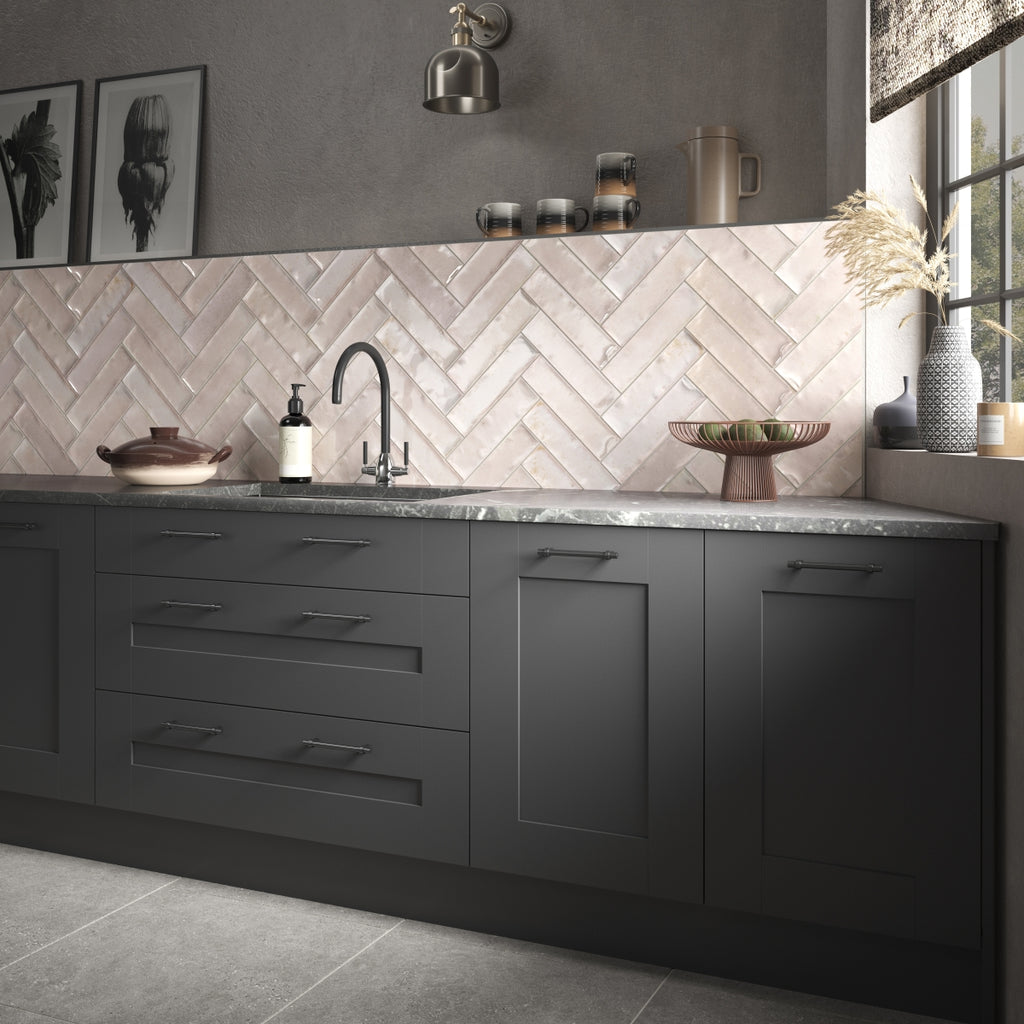 Verona Hope Rose Gloss Ceramic Wall 75 x 300mm Pk/44