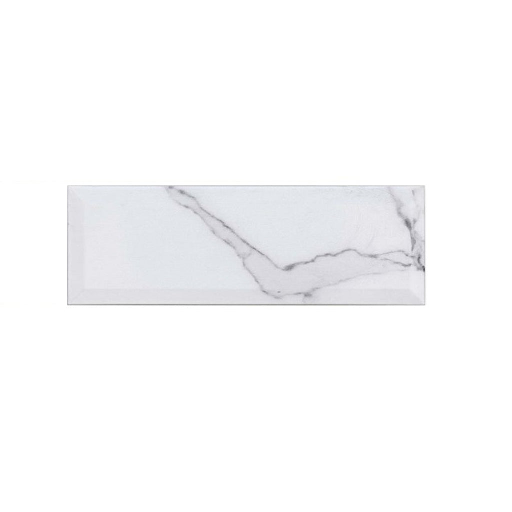 Verona Metro Calacatta Gris Ceramic Wall Tile 100 x 300mm PK/34