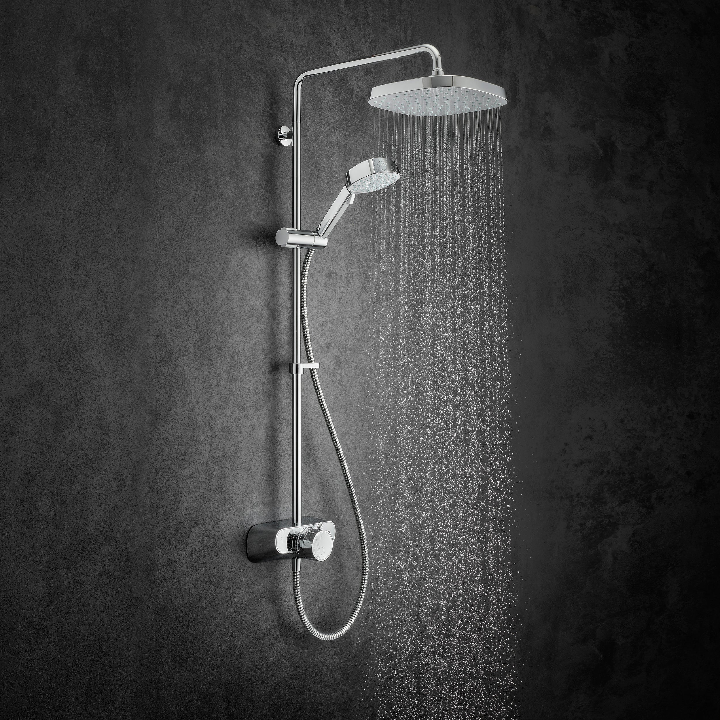 Mira Form Dual Outlet Shower