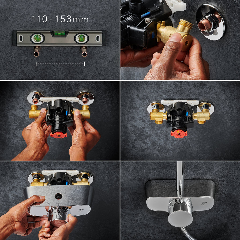 Mira Form Dual Outlet Shower