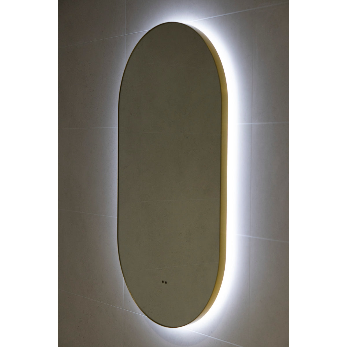 HiB Arcane Pill 50 Mirrors Brushed Brass