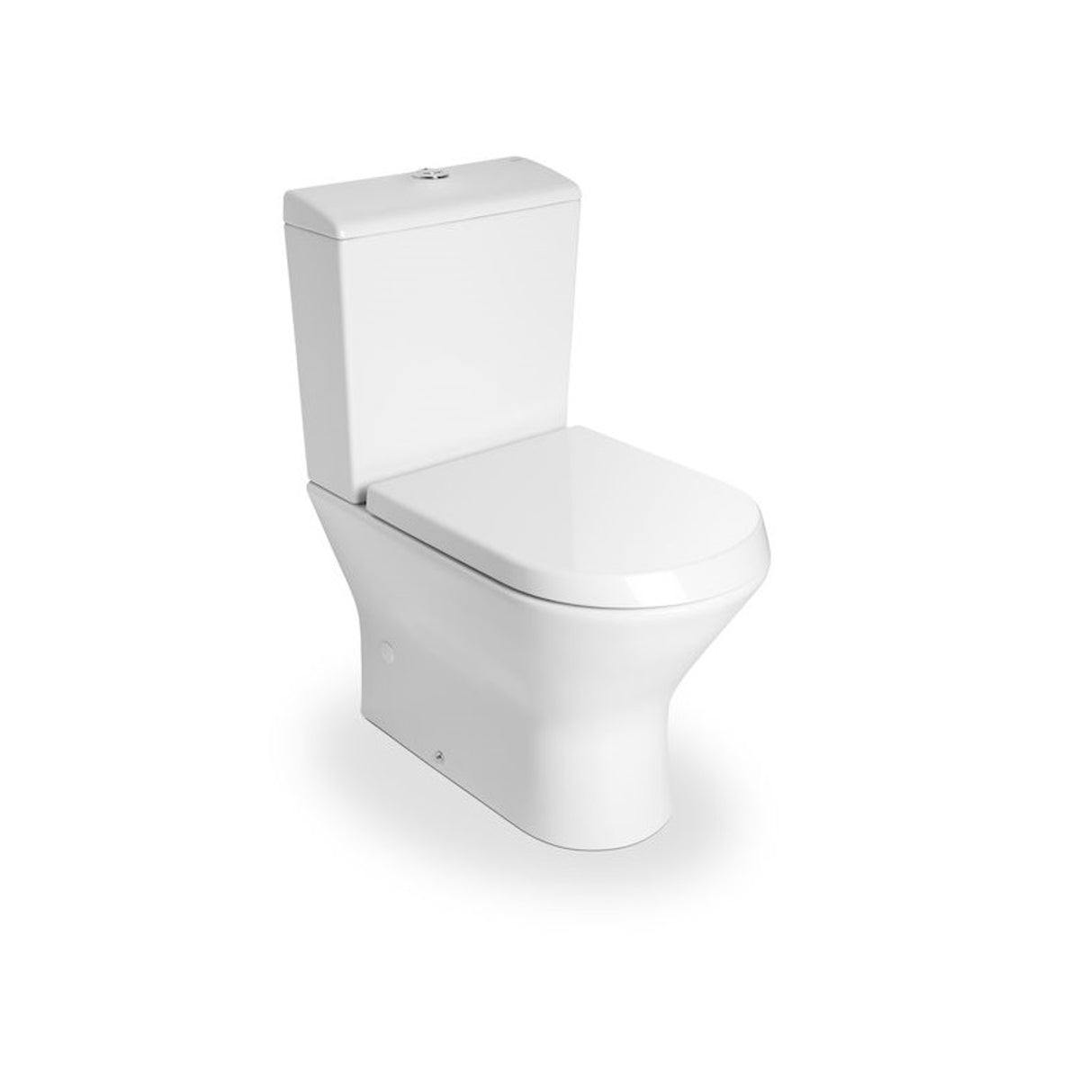 Roca Nexo Compact Close Coupled Toilet with Dual Outlet Closed Back - Including Soft Close Seat