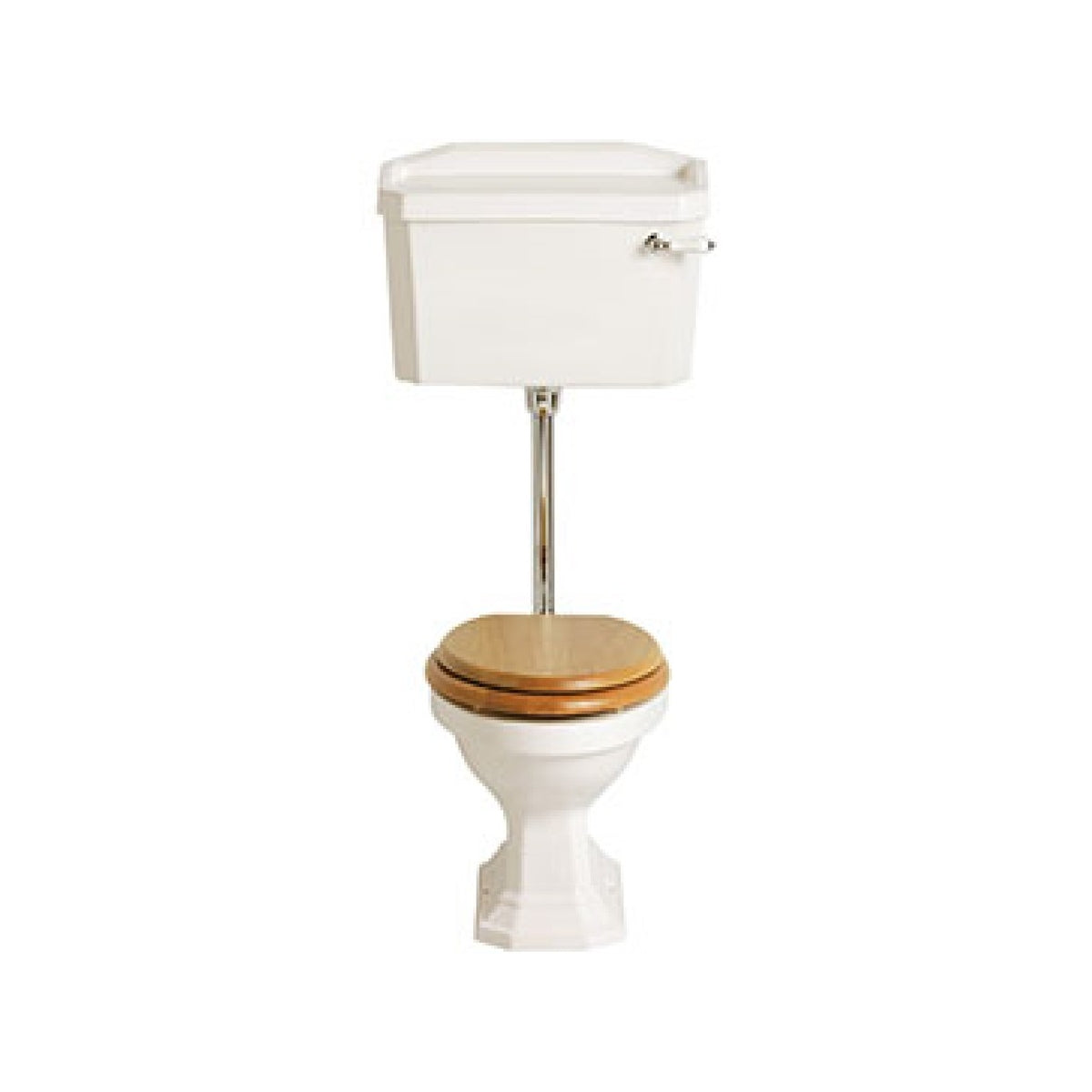 Heritage Dorchester Low Level Toilet - 4 5 Litre Dual Flush Valve - Including Low Level Cistern Pack - Vintage Gold - Soft Close Chrome Hinge - Graphite Seat Included