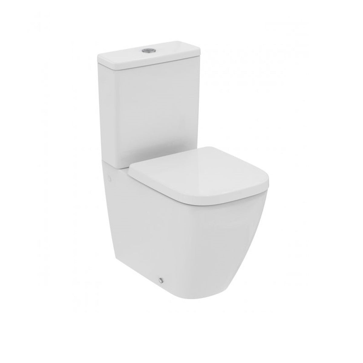 Ideal Standard - i.Life S Close Coupled Rimless Toilet - 4/2 6 Litre Dual Flush Valve - Short Projection - Open Back with Horizontal Outlet - Including Soft Close Seat & Cover MCPILSCCO4/2 6SEAT MCPILSCCO4/2.6SEAT