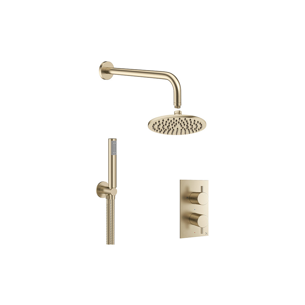 Crosswater One Box Showering MPRO Bundle 1510 Brushed Brass