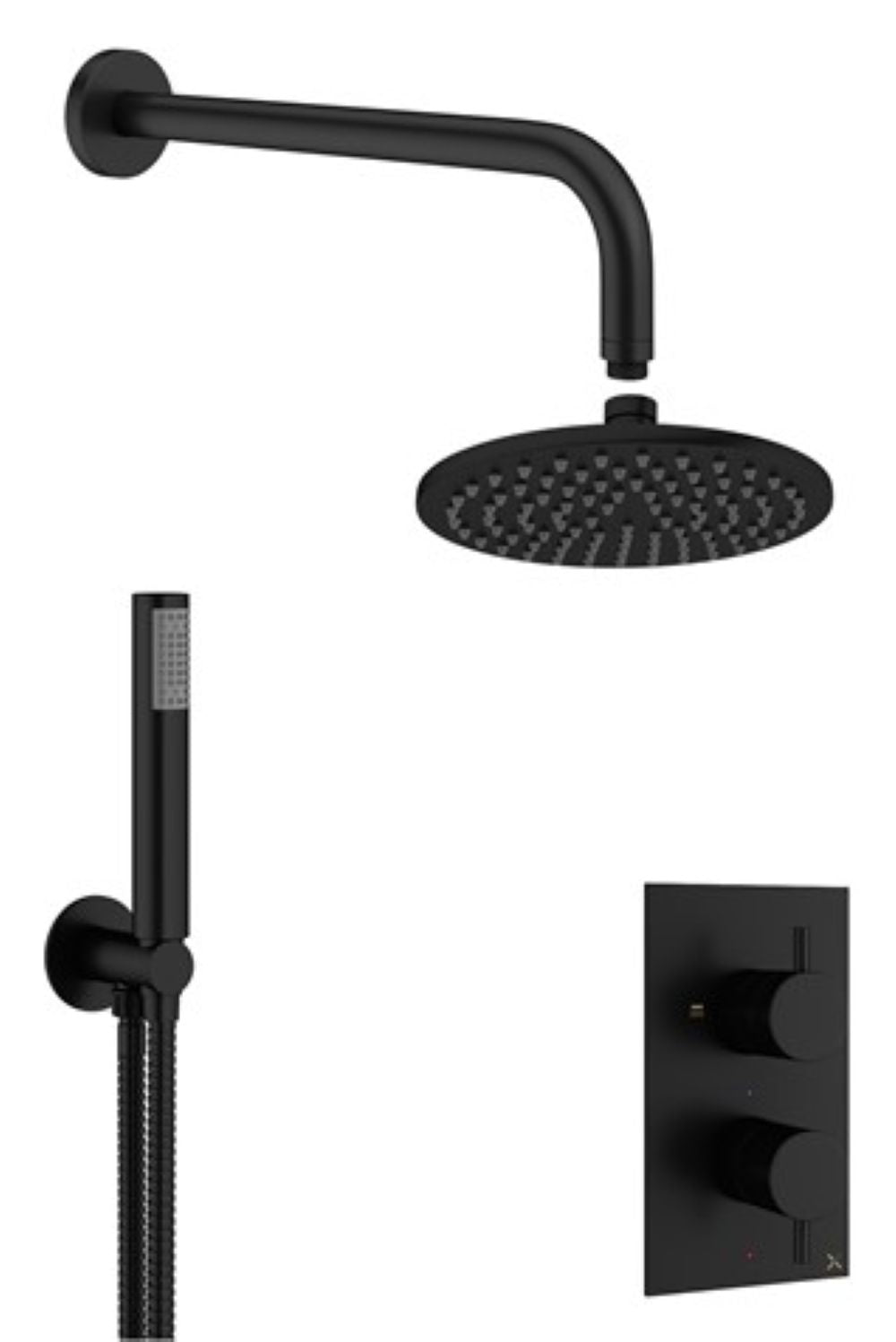 Crosswater One Box Showering MPRO Bundle 1510 Matt Black