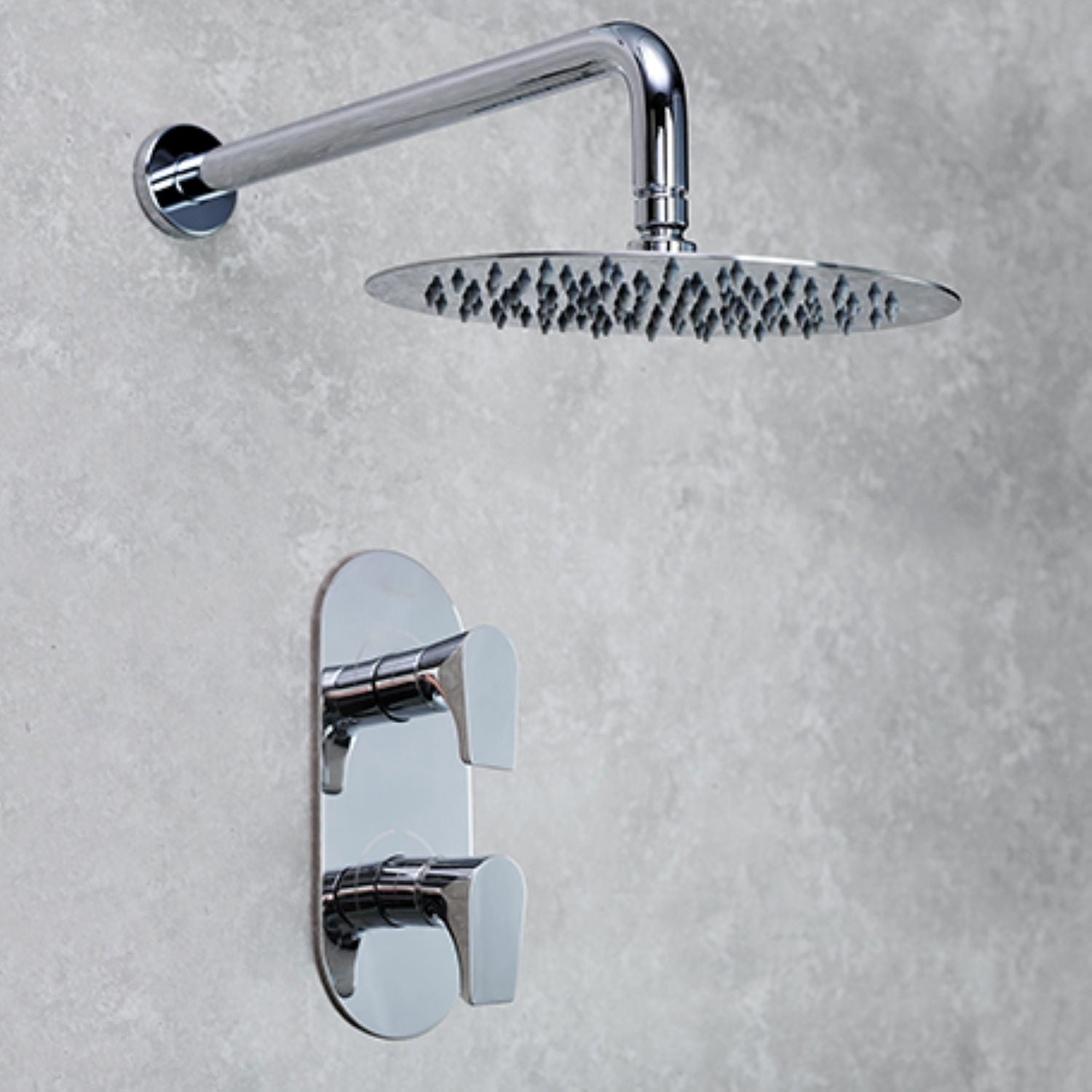 Bristan Hourglass Concealed Single Outlet Shower Pack 2 Chrome HOURGLASS SHWR PK2.