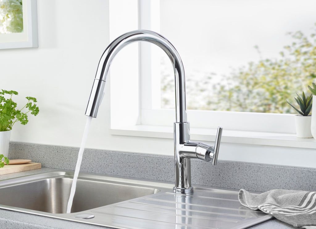 Bristan Jule Pullout Sink Mixer Tap Chrome JU PULLSNK C
