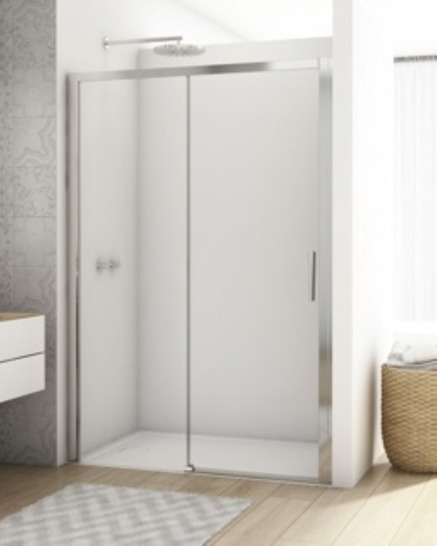 Kudos Showers Divera Sliding Door 1200mm Chrome