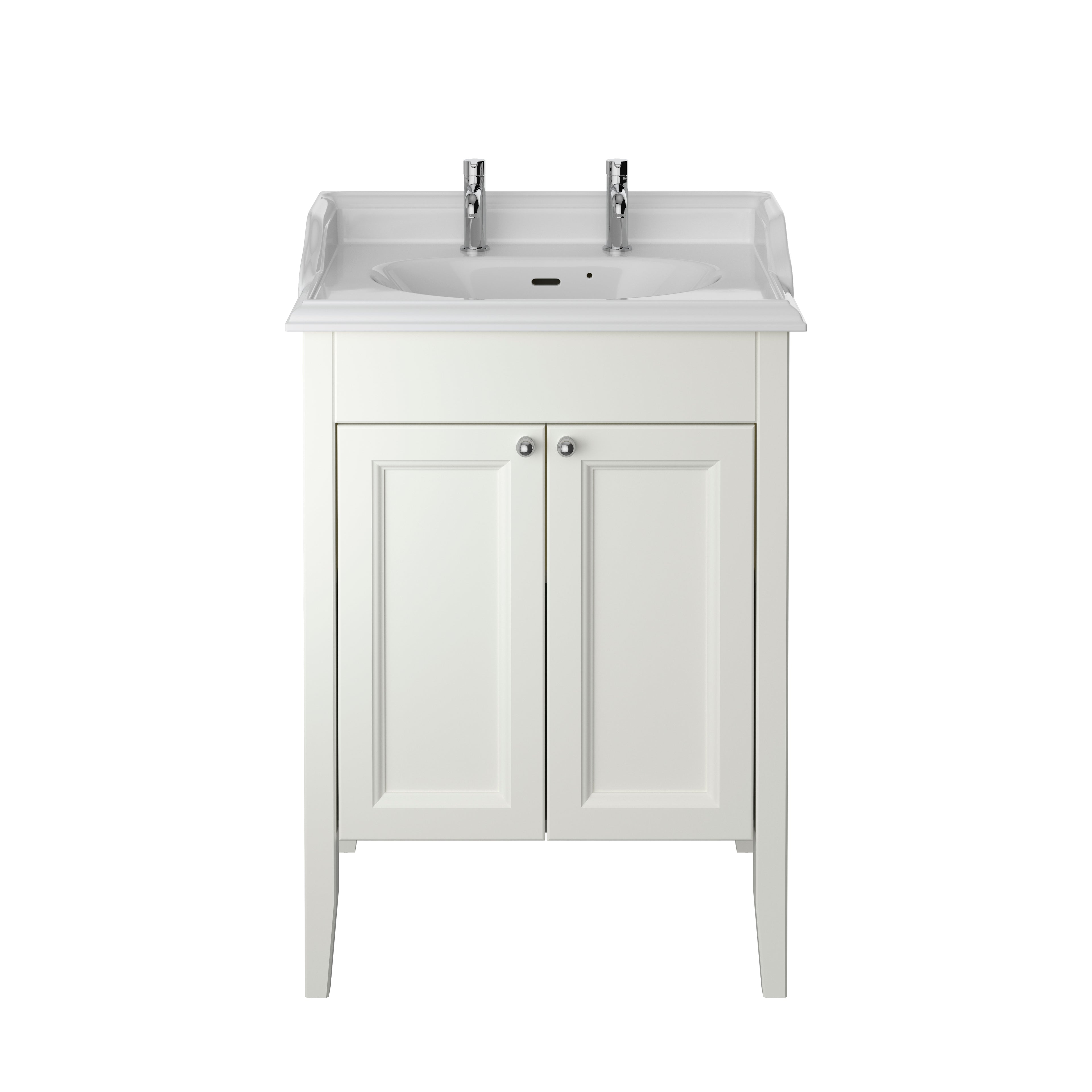 Heritage Caversham Freestanding Dorchester Vanity Unit - Chantilly