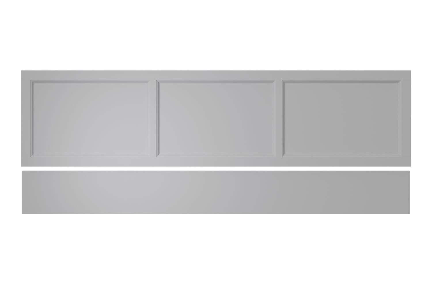 Heritage 1700mm Front Bath Panel - Dove Grey