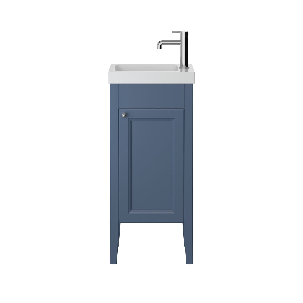 Heritage Caversham 400mm Freestanding Cloakroom Unit - Maritime Blue