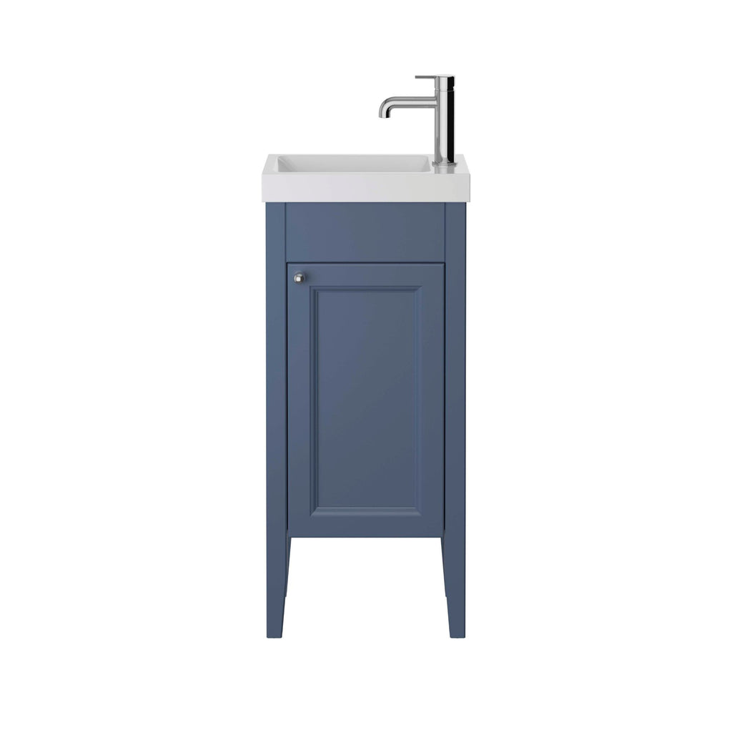 Heritage Caversham 400mm Freestanding Cloakroom Unit - Maritime Blue