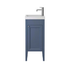 Heritage Caversham 400mm Freestanding Cloakroom Unit - Maritime Blue