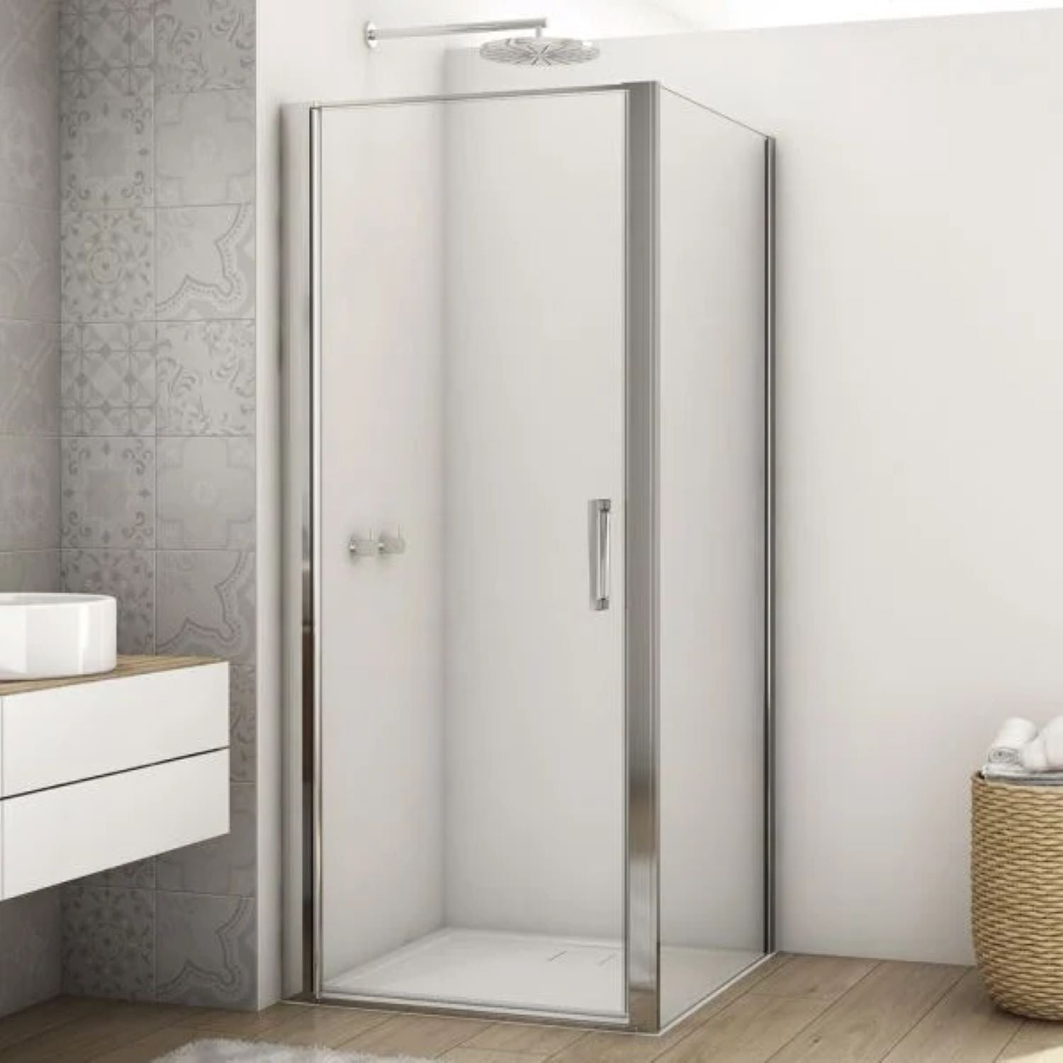 Kudos Showers Divera Pivot Door 900mm Chrome