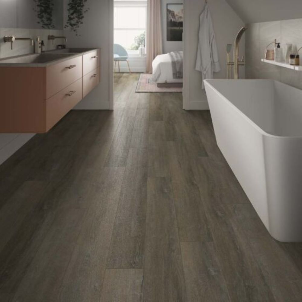 Verona ClickLux Haldon Antique Oak Herringbone 630mm x 126mm x 5.2mm SPC Flooring Pk/28