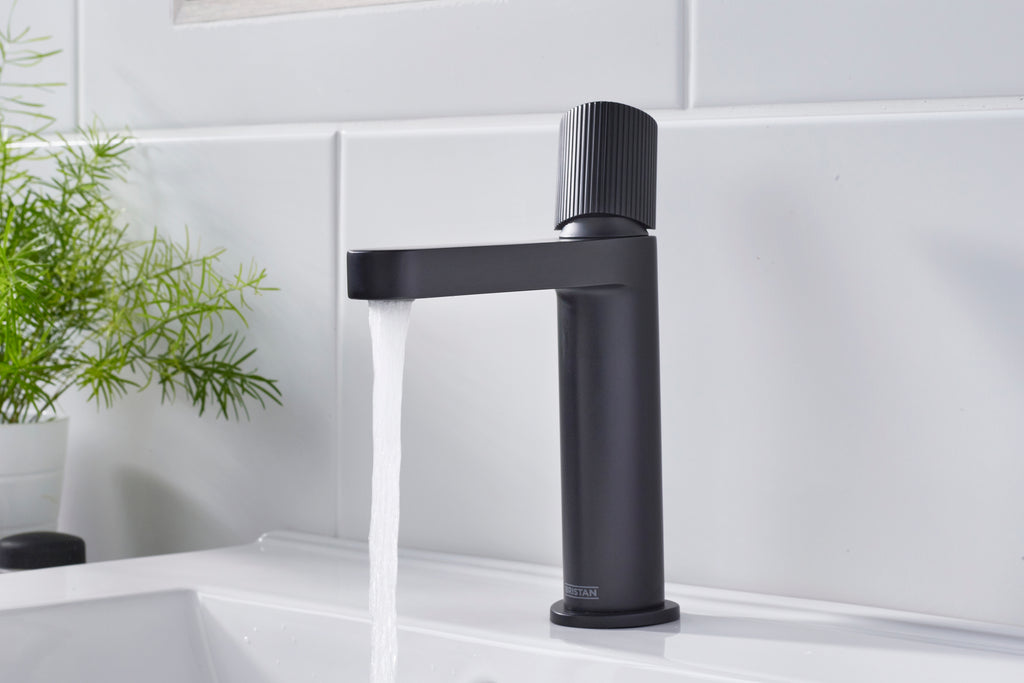 Bristan Liso Basin Mixer Tap Black LIS BAS BLK