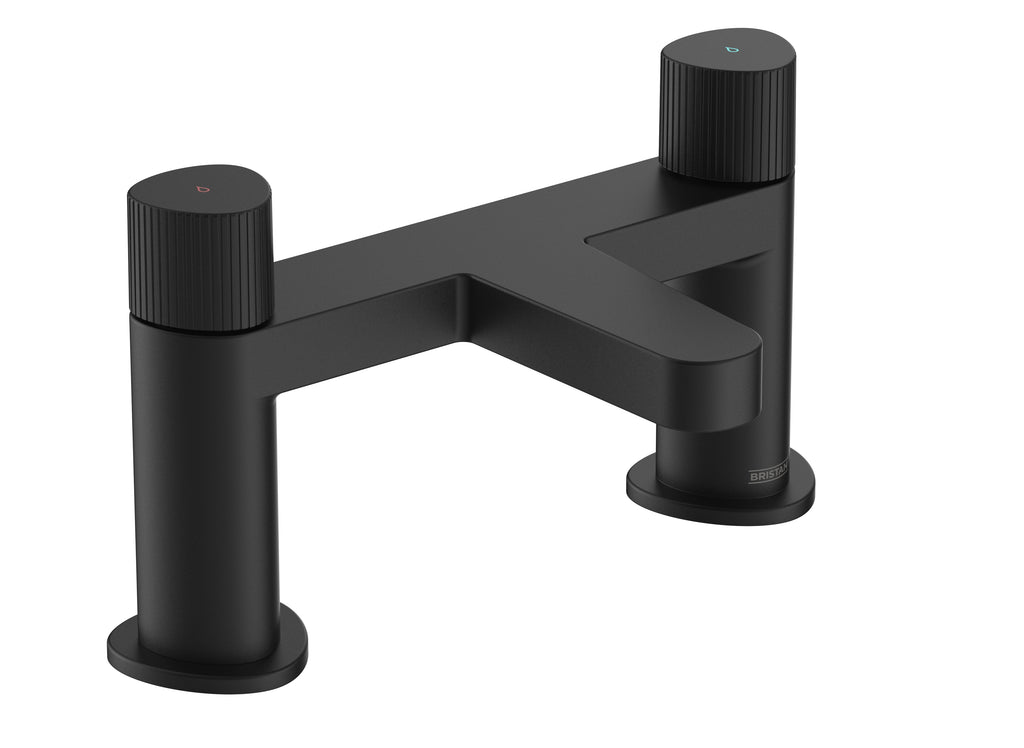 Bristan Liso Bath Filler Tap Black LIS BF BLK