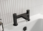 Bristan Liso Bath Filler Tap Black LIS BF BLK