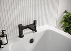 Bristan Liso Bath Filler Tap Black LIS BF BLK