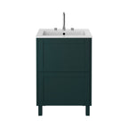 Heritage Lynton 600mm Freestanding  Vanity Unit - Classic Green