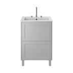 Heritage Lynton 600mm Freestanding Vanity Unit - Dove Grey
