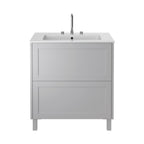 Heritage Lynton 800mm Freestanding Vanity Unit - Dove Grey