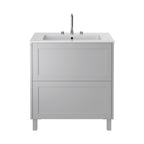 Heritage Lynton 800mm Freestanding Vanity Unit - Dove Grey