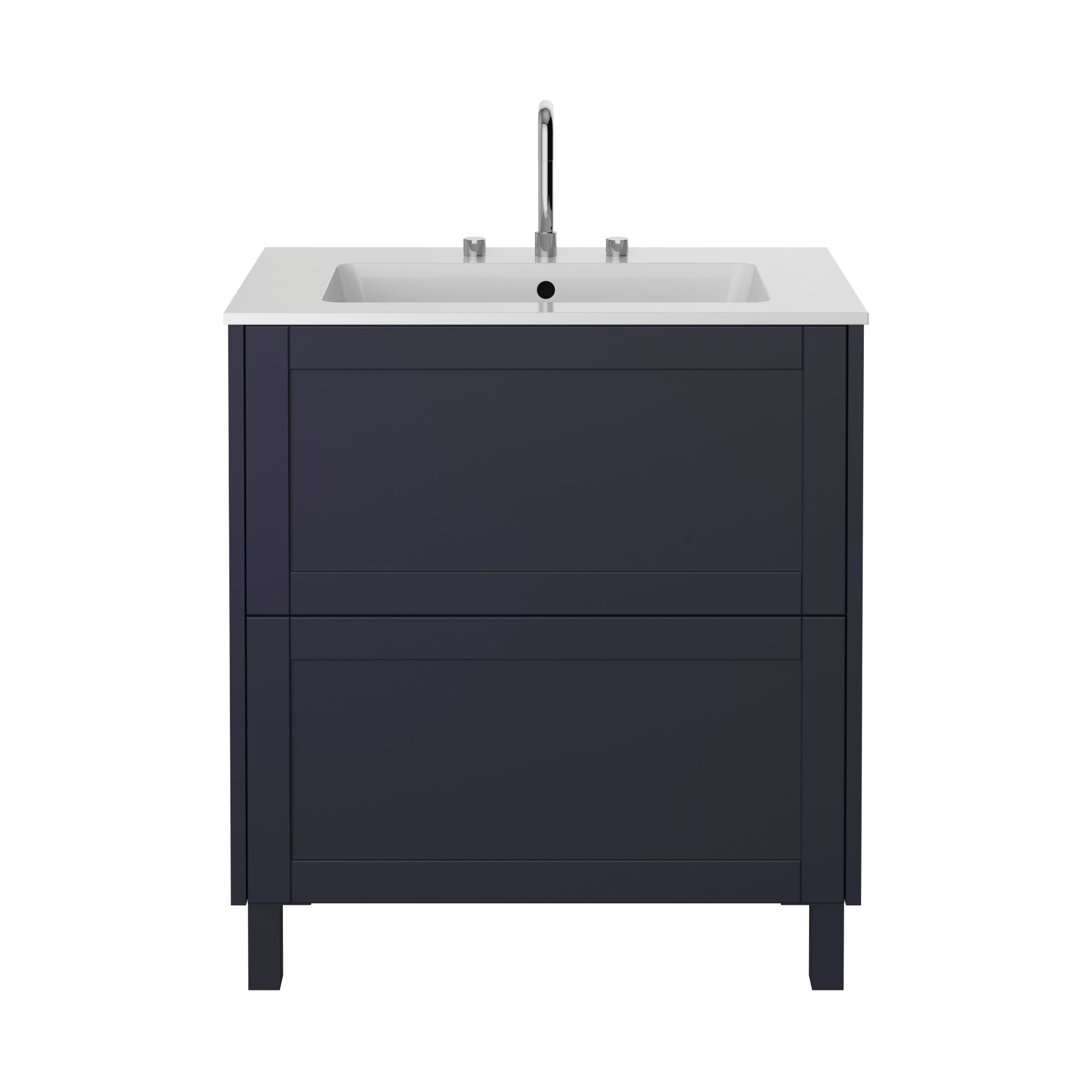Heritage Lynton 800mm Freestanding Vanity Unit - Midnight Blue
