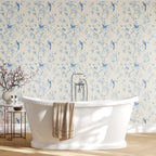 Grant Westfield Laura Ashley Panel - Summer Palace Royal Blue - Hydrolock T&G - 2700x1200x11mm (100mm Trim Gap) - FSC Mix 70%