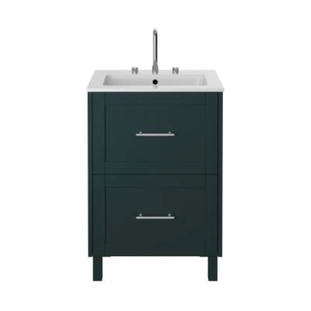 Heritage Lynton 600mm Freestanding  Vanity Unit - Classic Green